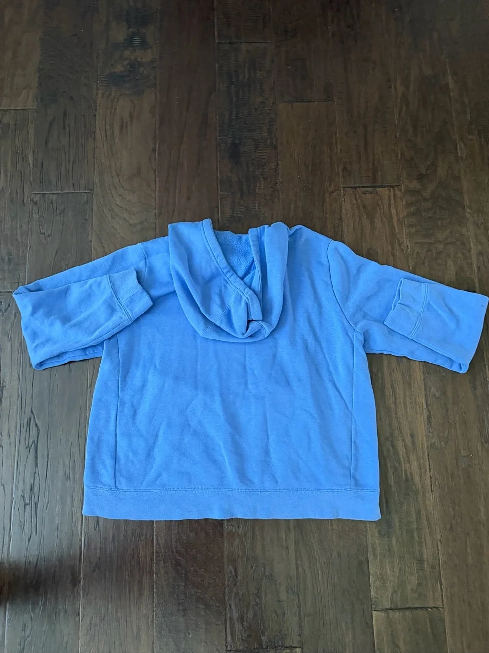 Nike Kids Light Blue Hoodie with White Logo